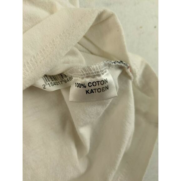 Mens Cicerone Sport Crew 32 T Shirt Size XL White Cotton 22.5W 27L - Picture 7 of 7